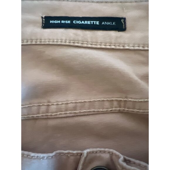 BDG Womens High Rise Cigarette Ankle Jeans 30X30 Aztec Embroidered Tan/Pink Pant - Picture 6 of 6